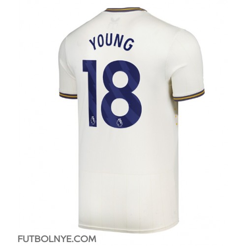 Camiseta Everton Ashley Young #18 Tercera Equipación 2024-25 manga corta